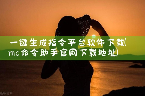 一键生成指令平台软件下载